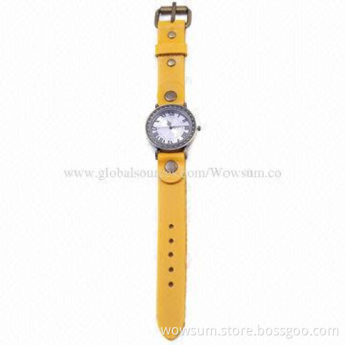 Fashionable Watch with PU strap